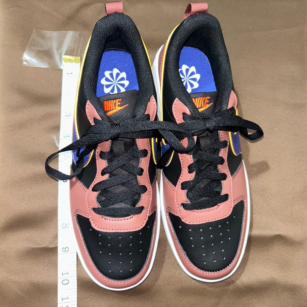 Nike Court Borough Low Recraft Black Terra Blush Kids Shoes Size 6.5Y DQ6965-002 - Picture 8 of 8